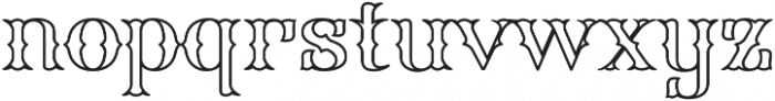 FHA Spurred Tuscan Roman Open otf (400) Font LOWERCASE
