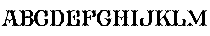 FHA Modified Tuscan Roman NCV Font LOWERCASE