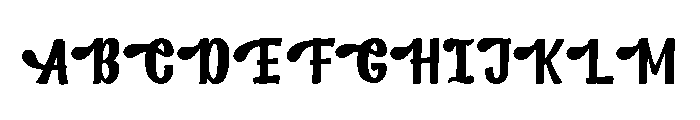 FHCollena02PersonalUse-Script Font UPPERCASE