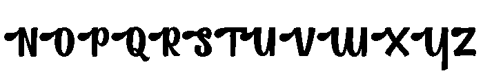 FHCollena02PersonalUse-Script Font UPPERCASE