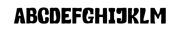 FHGettoFunkyPersonalUse-Display Font UPPERCASE