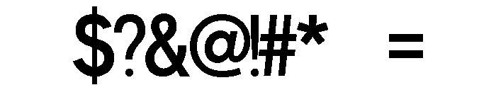 FHWASeriesB2020minus100 Font OTHER CHARS