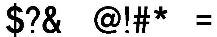 FHWASeriesB2020minus10 Font OTHER CHARS