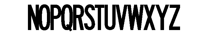 FHWASeriesB2020minus100 Font UPPERCASE