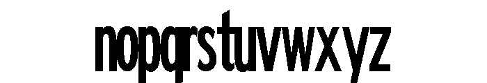 FHWASeriesB2020minus100 Font LOWERCASE