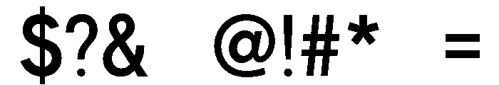 FHWASeriesB2020minus20 Font OTHER CHARS