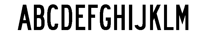 FHWASeriesB2020minus30 Font UPPERCASE