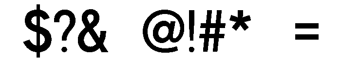FHWASeriesB2020minus40 Font OTHER CHARS
