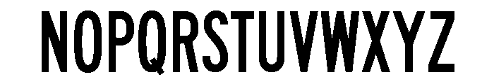 FHWASeriesB2020minus40 Font UPPERCASE