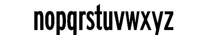 FHWASeriesB2020minus40 Font LOWERCASE