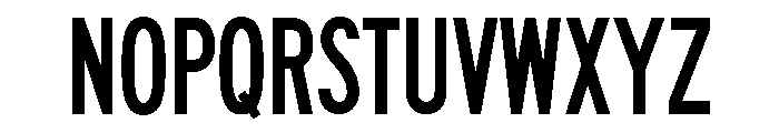 FHWASeriesB2020minus50 Font UPPERCASE