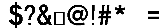 FHWASeriesB2020plus0 Font OTHER CHARS