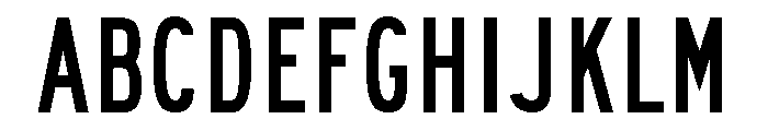 FHWASeriesB2020plus0 Font UPPERCASE