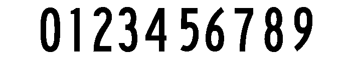 FHWASeriesB2020plus100 Font OTHER CHARS
