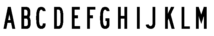 FHWASeriesB2020plus100 Font UPPERCASE