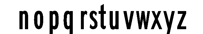 FHWASeriesB2020plus100 Font LOWERCASE