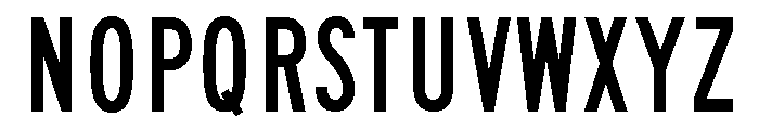 FHWASeriesB2020plus10 Font UPPERCASE
