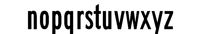 FHWASeriesB2020plus10 Font LOWERCASE