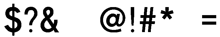 FHWASeriesB2020plus20 Font OTHER CHARS