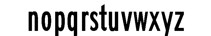 FHWASeriesB2020plus20 Font LOWERCASE
