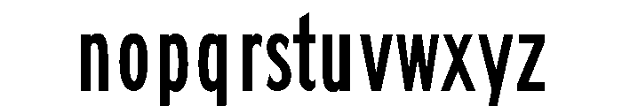 FHWASeriesB2020plus30 Font LOWERCASE
