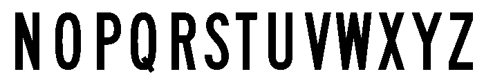 FHWASeriesB2020plus50 Font UPPERCASE