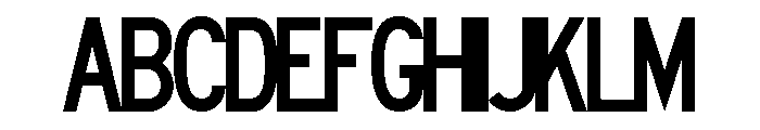 FHWASeriesC2020minus100 Font UPPERCASE