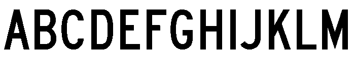 FHWASeriesC2020minus10 Font UPPERCASE