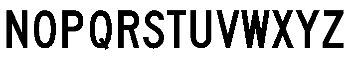 FHWASeriesC2020minus10 Font UPPERCASE
