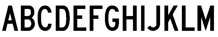 FHWASeriesC2020minus20 Font UPPERCASE