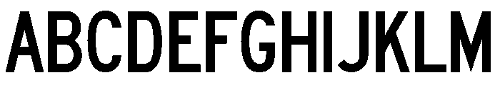 FHWASeriesC2020minus40 Font UPPERCASE
