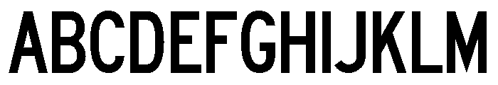 FHWASeriesC2020minus50 Font UPPERCASE