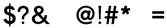 FHWASeriesC2020plus10 Font OTHER CHARS