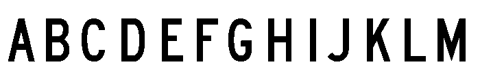 FHWASeriesC2020plus100 Font UPPERCASE