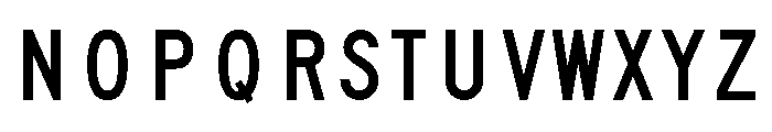 FHWASeriesC2020plus100 Font UPPERCASE