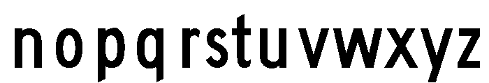 FHWASeriesC2020plus100 Font LOWERCASE