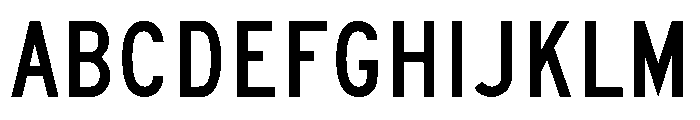 FHWASeriesC2020plus10 Font UPPERCASE