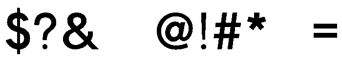 FHWASeriesC2020plus20 Font OTHER CHARS