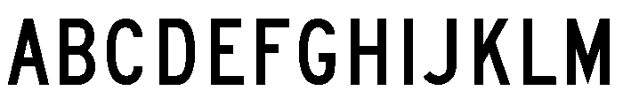 FHWASeriesC2020plus20 Font UPPERCASE