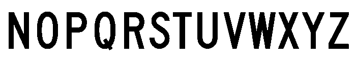 FHWASeriesC2020plus20 Font UPPERCASE