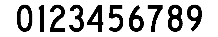 FHWASeriesC2020plus30 Font OTHER CHARS