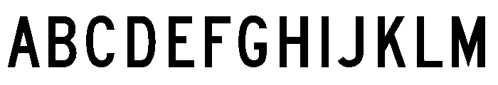 FHWASeriesC2020plus30 Font UPPERCASE