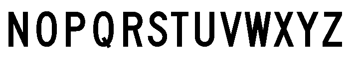 FHWASeriesC2020plus30 Font UPPERCASE