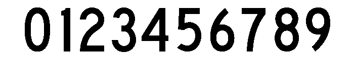 FHWASeriesC2020plus40 Font OTHER CHARS