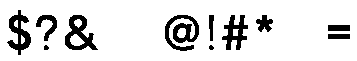 FHWASeriesC2020plus40 Font OTHER CHARS
