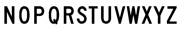 FHWASeriesC2020plus40 Font UPPERCASE