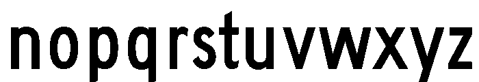FHWASeriesC2020plus40 Font LOWERCASE