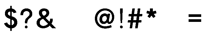 FHWASeriesC2020plus50 Font OTHER CHARS