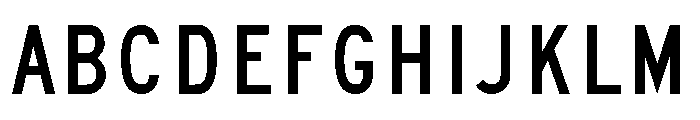 FHWASeriesC2020plus50 Font UPPERCASE