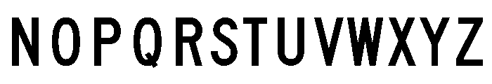 FHWASeriesC2020plus50 Font UPPERCASE